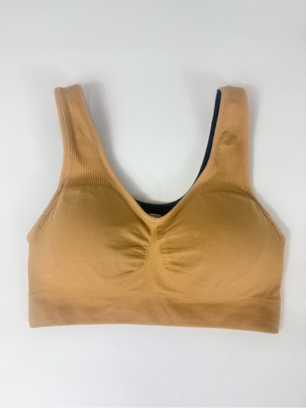 SPANX Breast Of Both Words Reversible Tank Bralette Tan & Black Medium
